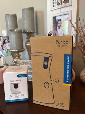 NIB Furbo 360 Degree View Pet Camera + Treat Dispenser and Furbo Mini Included !